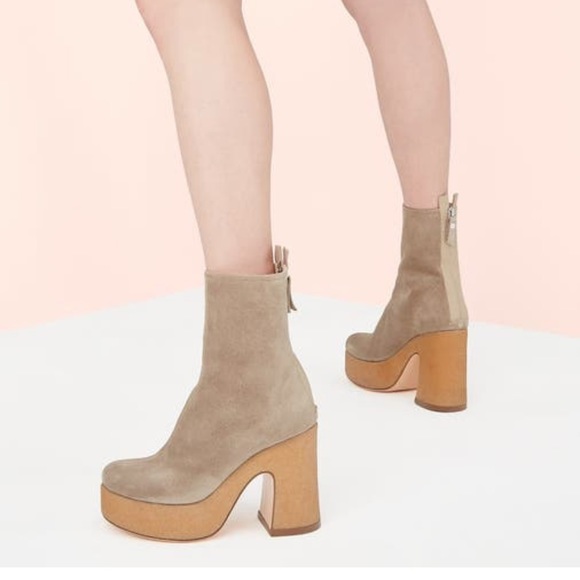 AGL Shan Suede Boot in Taupe - Picture 2 of 16